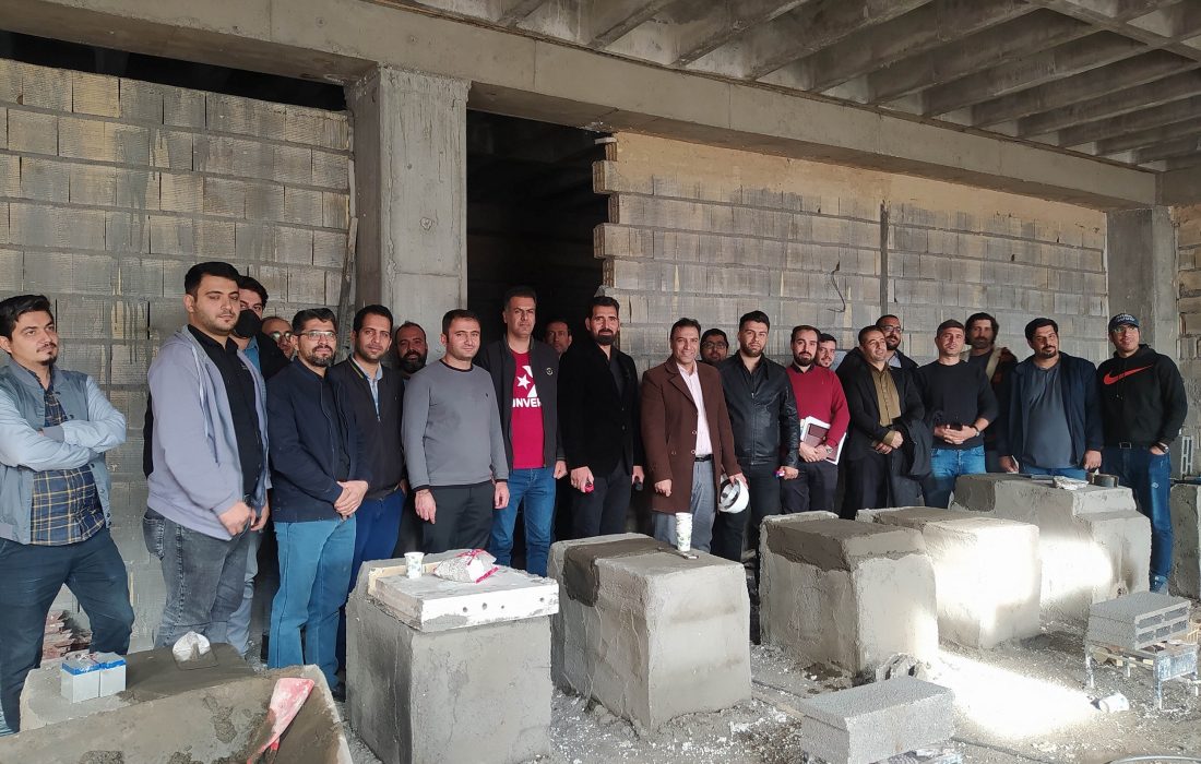 بیست و هشتمین ورکشاپ آموزشی با موضوع “بررسی عایق صوت و حرارت در ۱۰ بلوک مختلف دیوار”